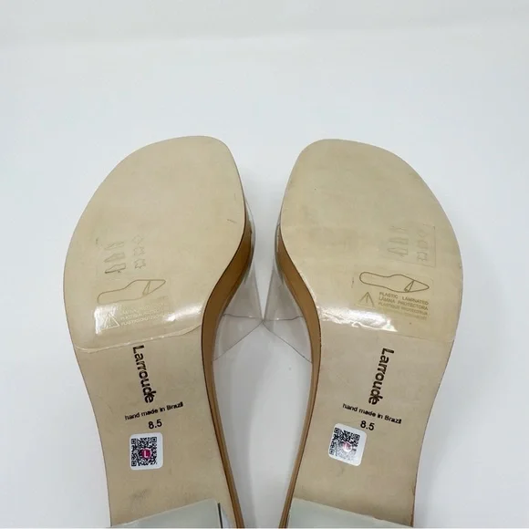 New Larroude Jenn Lucite Sandal Sz US 8.5 - Picture 13 of 15